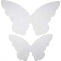 Butterfly Wings, size 12x7 cm, size 16x9.5 cm, 20 pcs [HOB-28222]