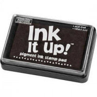 Ink Pad, size 6,3x9,5 cm, black, 1pc