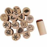 Deco Art Stamps, D: 20 mm, H: 26 mm, Christmas, 15mixed
