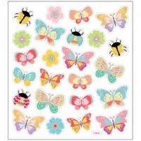 Stickers, sheet 15x16.5 cm, 24 pc, 1 sheet [HOB-29075]
