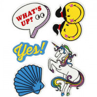 Soft Stickers, sheet 12.2x17.75 cm, 1 sheet [HOB-29092]