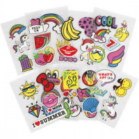 Soft Stickers, sheet 12.2x17.75 cm, 8 sheets [HOB-29099]
