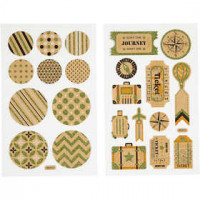 Stickers, sheet 10x16 cm, 4 sheets [HOB-29106]