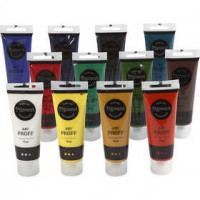 Art Proff Paint, 12x75 ml [HOB-30899]