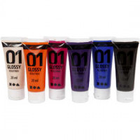 A-Color Acrylic Paint, 6x20 ml, additional colours [HOB-32005]