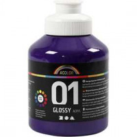 A-Color Acrylic Paint, 500 ml, violet [HOB-32022]