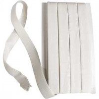 Elastic Beading Cord, W: 20 mm, 25 m, white [HOB-41044]