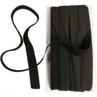 Elastic Cord, W: 20 mm, 25 m, black [HOB-41046]