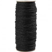 Paper Yarn, thickness 1.8 mm, L: 470 m, 250 g, black [HOB-41671]