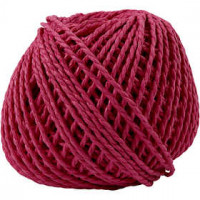 Paper Yarn, thickness 2.5-3 mm, approx. 42 m, 150 g, pink [HOB-41731]