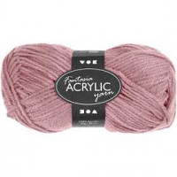 Fantasia Acrylic Yarn, L: 80 m, 50 g, light red [HOB-421805]