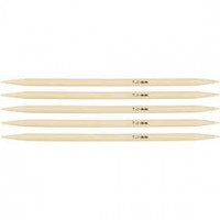 Knitting needles, size 7, L: 20 cm, 1 set [HOB-42264]