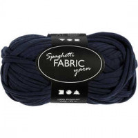 Spaghetti yarn, L: 35 m, 100 g, dark blue [HOB-42406]