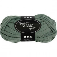 Spaghetti yarn, L: 35 m, 100 g, dark green [HOB-42407]