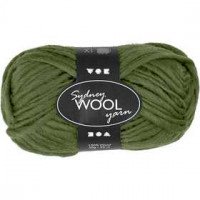 Sydney Yarn, L: 50 m, 50 g, green [HOB-44678]