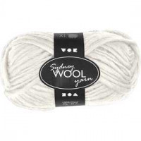 Sydney Yarn, L: 50 m, 50 g, off-white [HOB-44725]