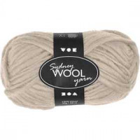 Sydney Yarn, L: 50 m, 50 g, beige [HOB-44727]