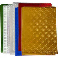 Holographic Paper, A4 210x297 mm, 120 g, 80 mixed sheets [HOB-44947]