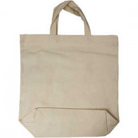 Shopping Bag, size 39x44x10 cm, 310 g/m2, 1 pc, natural [HOB-49904]