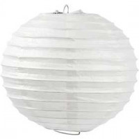 Paper Lamp, D: 20 cm, white, 1pc [HOB-500280]