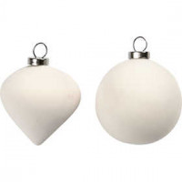 Ornaments, H: 5 cm, 12pcs [HOB-50517]