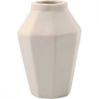 Vase, H: 10 cm, 6 pcs, white [HOB-50553]