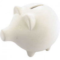 Piggy Bank, H: 11 cm, L: 14 cm, 10 pcs [HOB-50631]