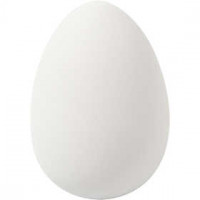 Goose Eggs, H: 8 cm, D: 5.5 cm, 8 pcs, white [HOB-51022]