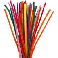 Pipe Cleaners, thickness 6 mm, L: 30 cm, asstd colours, 50mixed