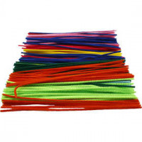 Pipe Cleaners, thickness 4 mm, L: 30 cm, asstd colours, 300mixed