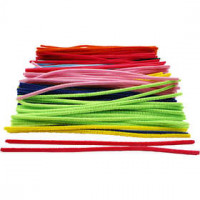 Pipe Cleaners, thickness 6 mm, L: 30 cm, asstd colours, 200mixed