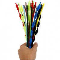 Pipe Cleaners, thickness 5-12 mm, L: 30 cm, 30 pcs, asstd colours [HOB-51667]