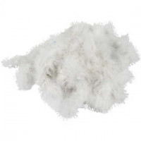 Feather Boa, W: 20-30 mm, white, 10m