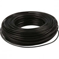 Aluminium Wire, thickness 2,5 mm, black, round, 75m
