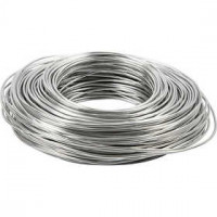 Aluminium Wire, thickness 2,5 mm, silver, round, 75m