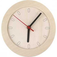 Watch With Wooden Frame, D: 15 cm, 1 pc, plywood [HOB-544260]