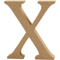 Letter, H: 13 cm, thickness 2 cm, 1 pc, MDF [HOB-56333]