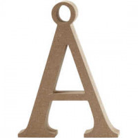 Letter, H: 15.5 cm, thickness 2 cm, 1 pc, MDF [HOB-56351]