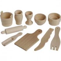 Kitchen Tools, L: 40-60 mm, birch, 50pcs