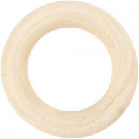 Curtain Ring, D: 35 mm, inner size 20 mm, grass wood, 8pcs