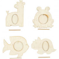 Frames, size 10x15 cm, carving: 5+5.5x3.4 cm, 20 pcs, plywood [HOB-56837]