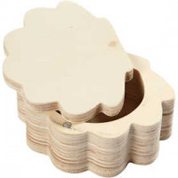 Box, W: 8 cm, H: 4 cm, 1 pc, plywood [HOB-57914]