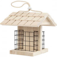 Bird Table, LxWxH 11.6x13.5x17.5 cm, 1 pc, pine [HOB-57955]