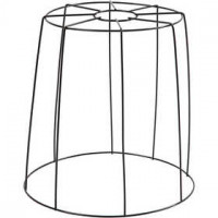 Lamp Shade, H: 20 cm, D: 15.5-20 cm, 1 pc, black [HOB-58025]