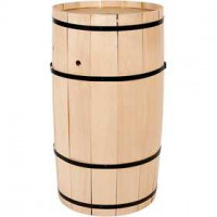 Carnival Barrel, H: 54 cm, W: 30 cm, 1 pc, beech [HOB-59201]