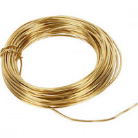Brass Wire, thickness 1.2 mm, 100 g, 10 m, brass [HOB-61032]