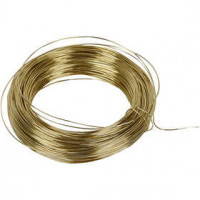 Brass Wire, thickness 0,6 mm, brass, 50m [HOB-61034]