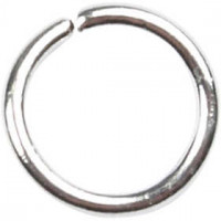 Jump Ring, thickness 0.7 mm, inner size 4 mm, 500 pcs, silver-plated [HOB-61379]