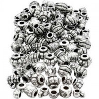 Bead Mix, size 7-11 mm, hole size 3 mm, 200g