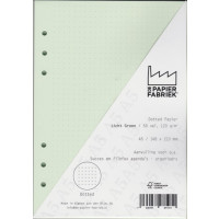 Calendar Filling A5 Dotted. 6 Rings. light Green (1 pc) [BOP-A5DG]